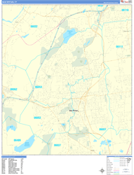New Britain Wall Map Basic Style 2024